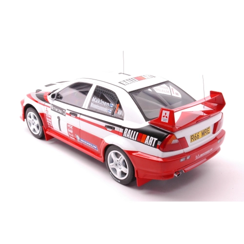 MITSUBISHI LANCER RS EVOLUTION V N.1 RAC RALLY 1998 MAKINEN/MANN.1:18 Ixo Model Auto Rally Modellino