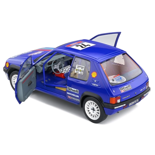 PEUGEOT 205 RALLY Gr.A N.24 TOUR DE CORSE 1990 R.BOURSIER-B.FRANGIN 1:18 Solido Auto Rally Modellino