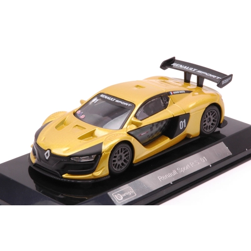 RENAULT SPORT R.S. 01 2015 METALLIC YELLOW 1:43 Burago Auto Competizione Modellino