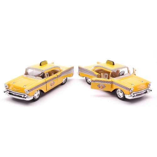 CHEVROLET BEL AIR 1957 TAXI cm 12 1:40 Kinsmart Modellismo Giocattolo Modellino