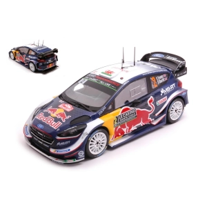 FORD FIESTA WRC N.2 RED BULL RALLY MONTE CARLO 2018 EVANSW/BARRITT1:24 Ixo Model Auto Rally Modellino