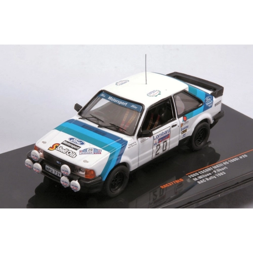 FORD ESCORT MKIII RS 1600i N.20 RAC RALLY 1983 WILSON/SHORT 1:43 Ixo Model Auto Rally Modellino