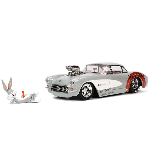CHEVROLET CORVETTE 1967 "LOONEY TUNES" 1:24 Jada Toys Movie Modellino