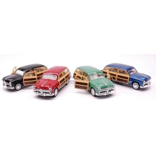 FORD WOODY WAGON 1949 cm 12 (1 Modellino a Scelta) 1:40 Kinsmart Modellismo Giocattolo Modellino
