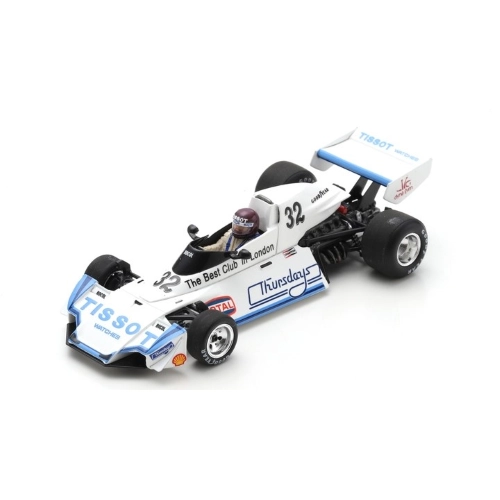 BRABHAM BT44B BOB EVANS 1976 N.32 BRITISH GP 1:43 Spark Model Formula 1 Modellino