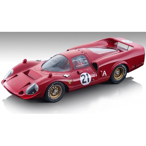 FERRARI 365 P2/3 DROGO N.21 SCCA ELKHART LAKE 1969 1:18 Tecnomodel Auto Competizione Modellino