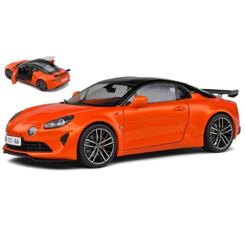 ALPINE A110S 2022 FIRE ORANGE 1:18 Solido Auto Stradali Modellino