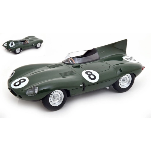 JAGUAR D-TYPE N.8 LE MANS 1955 BEAUMAN-DEWIS 1:18 CMR Classic Model Replicars Auto Competizione Modellino