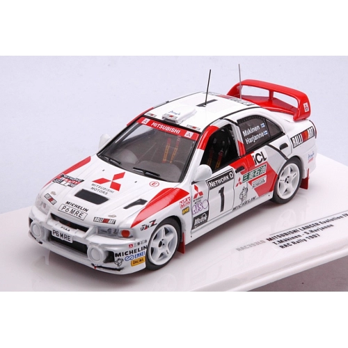 MITSUBISHI LANCER WRC N.2 RAC RALLY 1997 MAKINEN/HARJANNE 25th Anniversary Edition 1:43 Ixo Model Auto Rally Modellino