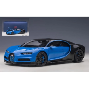 BUGATTI CHIRON SPORT 2019 BLUE/CARBON 1:18 AutoArt Auto Stradali Modellino
