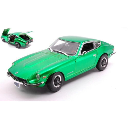 DATSUN 240Z 1971 METALLIC GREEN 1:18 Maisto Auto Stradali Modellino