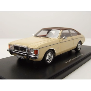 FORD GRANADA MKI COUPE 1972 BEIGE/BROWN 1:43 Neo Scale Models Auto Stradali Modellino