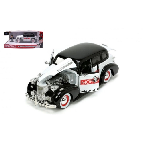 CHEVROLET MASTER 1939 MR.MONOPOLY FIGURE 1:24 Jada Toys Movie Modellino