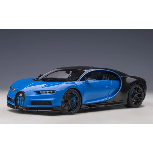 BUGATTI CHIRON SPORT 2019 BLUE/CARBON 1:18 AutoArt Auto Stradali Modellino