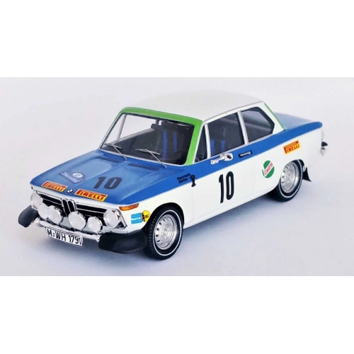 BMW 2002 TI N.10 3rd ACROPOLIS RALLY 1972 WARMOLD/DORFIER 1:43 Trofeu Auto Rally Modellino