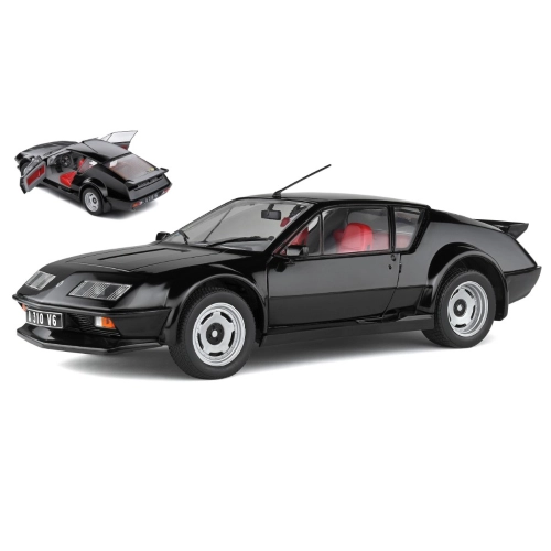 ALPINE A310 PACK GT 1983 BLACK 1:18 Solido Auto Stradali Modellino