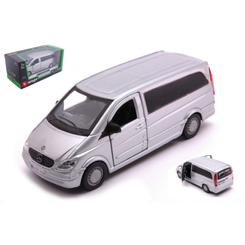 MERCEDES VITO 2010 SILVER 1:32 Burago Auto Stradali Modellino