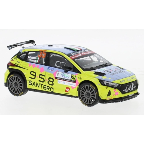 HYUNDAI i20 N RALLY2 N.35 RALLY MONZA 2021 CRUGNOLA-OMETTO 1:43 Ixo Model Auto Rally Modellino