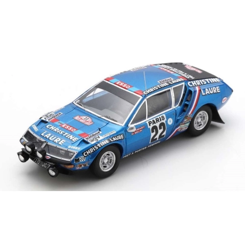 ALPINE A310 N.22 RALLY MONTE CARLO 1976 J.HENRY-M.GELIN 1:43 Spark Model Auto Rally Modellino