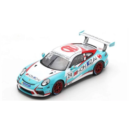 PORSCHE 911 GT3 CUP N.24 CARRERA CUP JAPAN OVERALL CHAMPION 2021 T.KONDO 1:43 Spark Model Auto Competizione Modellino