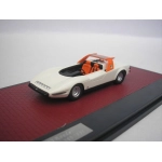 ALFA ROMEO P33 ROADSTER PININFARINA 1968 WHITE 1:43 Matrix Scale Models Auto Stradali Modellino
