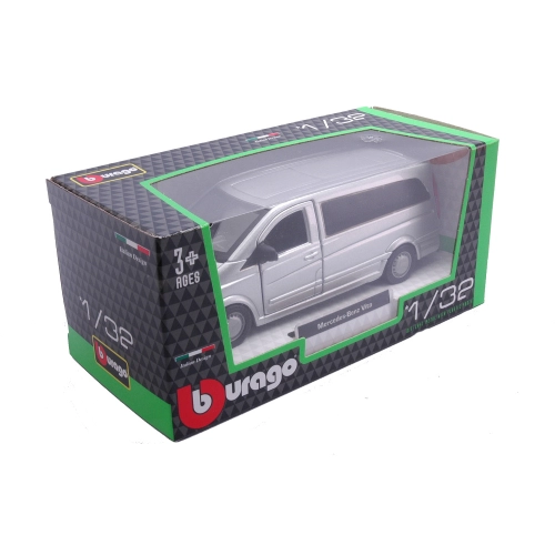 MERCEDES VITO 2010 SILVER 1:32 Burago Auto Stradali Modellino