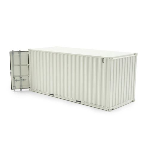 CONTAINER 20 PIEDI (19 x 7 x h8) WHITE MODELLINO IN SCALA 1:32 Holland Oto Mezzi Industriali Modellino