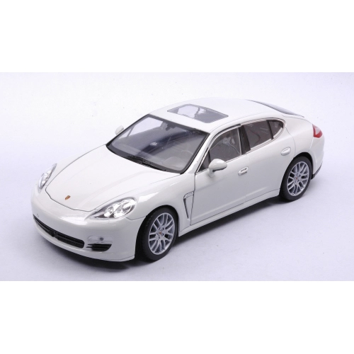 PORSCHE PANAMERA 2009 PEARL-WHITE 1:24 Welly Auto Stradali Modellino
