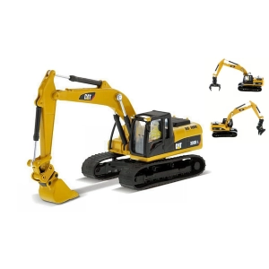 CAT 320D L HYDRAULIC EXCAVATOR W/MULTIPLE WORK TOOLS 1:87 Diecast Master Mezzi Industriali Modellino
