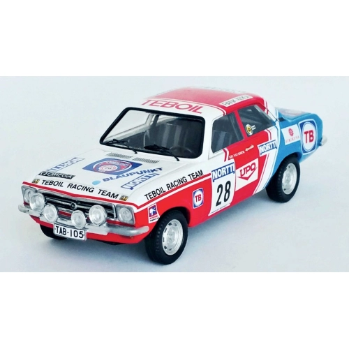 OPEL ASCONA N.28 1000 LAKES RALLY 1974 VATANEN/KROGELL 1:43 Trofeu Auto Rally Modellino