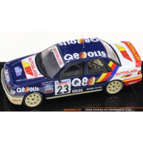 FORD SIERRA RS COSWORTH N.23 RALLY RAC LOMBARD 1991 EVANS/DAVIES 1:43 Ixo Model Auto Rally Modellino