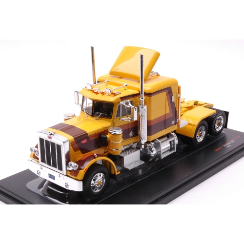 PETERBILT 359 1976 YELLOW/BROWN 1:43 Ixo Model Camion Modellino