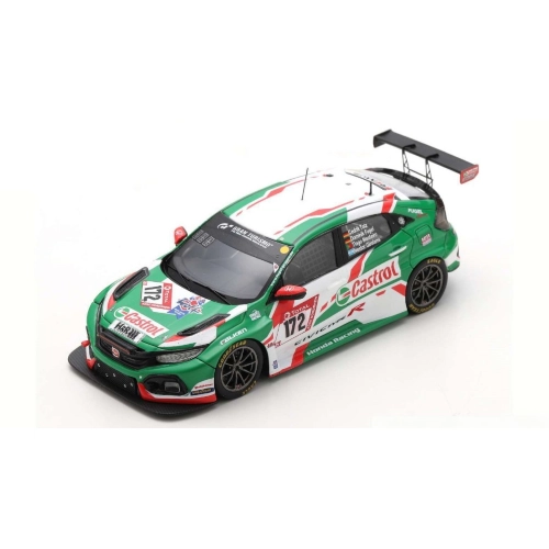 HONDA CIVIC TCR N.172 24 H NURBURGRING 2021 FUGEL-MONTEIRO-TOTZ-GIROLAMI 1:43 Spark Model Auto Competizione Modellino