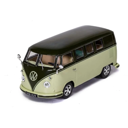 VW CAMPERVAN TYPE 2 T1 PALM GREEN AND SAND 1:43 Vanguards Auto Stradali Modellino