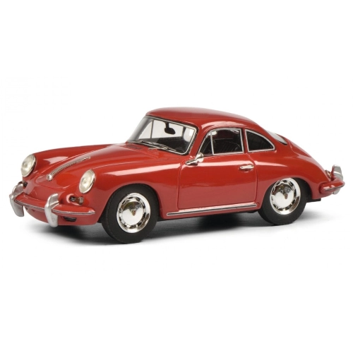 PORSCHE 356 SC 1961 RED 1:43 Schuco Auto Stradali Modellino