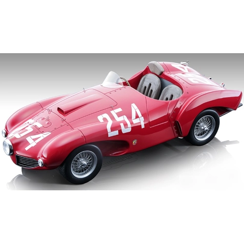 FERRARI 166 MM ABARTH N.254 BOLOGNA RATICOSA 1953 G.MUSITELLI 1:18 Tecnomodel Auto Competizione Modellino