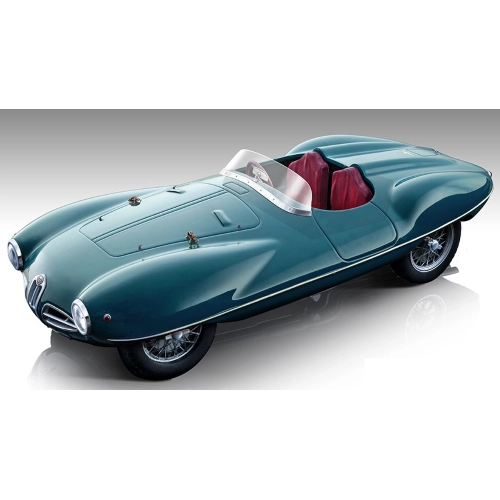ALFA ROMEO DISCO VOLANTE SPYDER TOURING SUPERLEGGERA 1952 GLOSS GREEN 1:18 Tecnomodel Auto Stradali Modellino