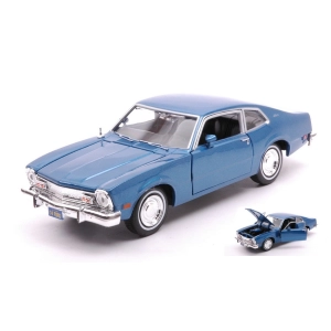 FORD MAVERICK 1974 "FORGETTEN CLASSIC SERIES" BLUE 1:24 MotorMax Auto Stradali Modellino