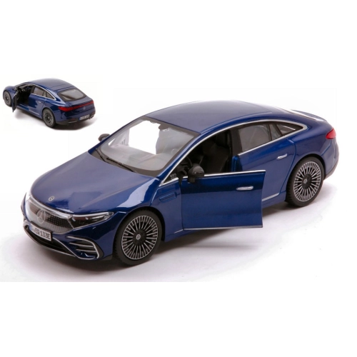 MERCEDES EQ EQS SEDAN 2022 BLUE 1:24 Maisto Tuning Modellino