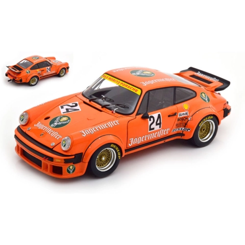 PORSCHE 934 RSR N.24 1000 KM NURBURGRING 1976 JAGERMEISTER 1:18 Schuco Auto Competizione Modellino