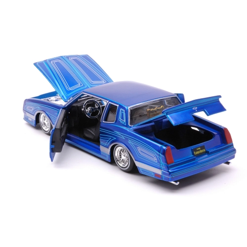 CHEVROLET MONTE CARLO LOWRIDER 1986 BLUE 1:24 Maisto Tuning Modellino