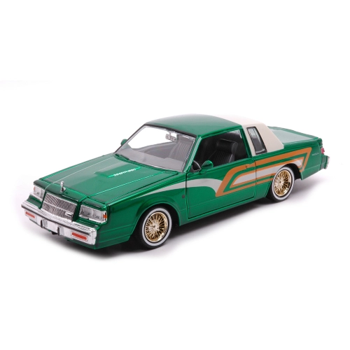 BUICK REGAL 1987 GREEN 1:24 MotorMax Auto Stradali Modellino