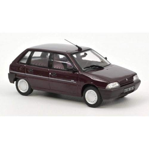 CITROEN AX TEN 1992 OPERA RED 1:43 Norev Auto Stradali Modellino