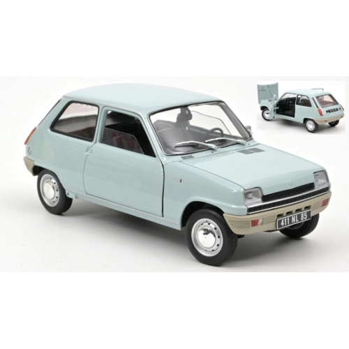 RENAULT 5 1972 CLEAR BLUE 1:18 Norev Auto Stradali Modellino