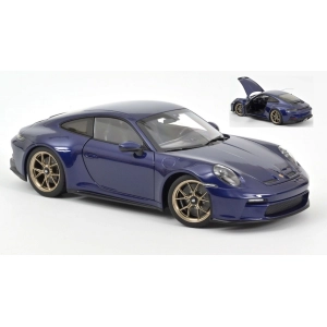 PORSCHE 911 GT3 WITH TOURING PACKAGE BLUE METALLIC 1:18 Norev Auto Stradali Modellino