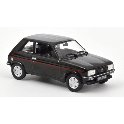 PEUGEOT 104 ZS 1979 BLACK 1:43 Norev Auto Stradali Modellino