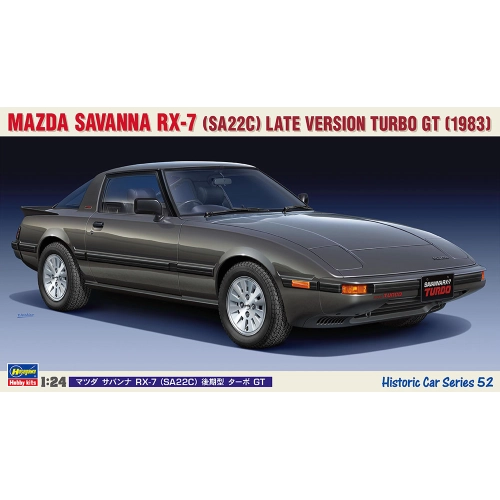 MAZDA SAVANNA RX-7 TURBO GT LATE VERSION KIT 1:24 Hasegawa Kit Auto Modellino