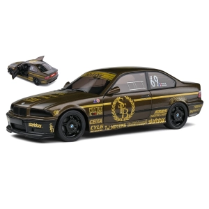 BMW E36 COUPE M3 STARFOBAR RACE OF DRIFT 2022 BROWN 1:18 Solido Auto Competizione Modellino