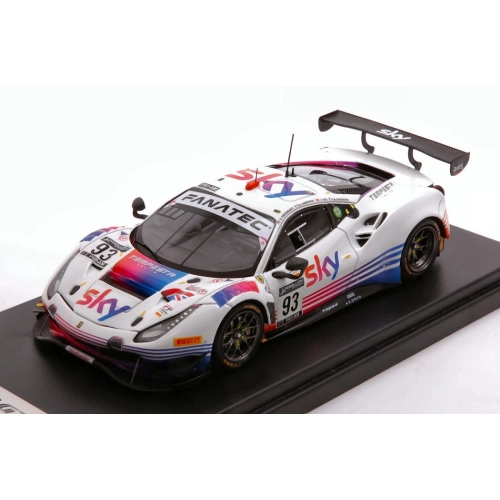 FERRARI 488 GT3 N.93 24H SPA 2021 FROGG./HUI/CRESS./CHEEVER 1:43 Looksmart Auto Competizione Modellino