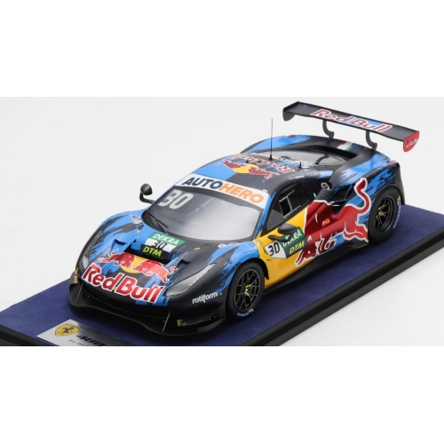 FERRARI 488 GT3 EVO N.30 RED BULL AF CORSE DTM 2021 L.LAWSON 1:18 Looksmart Auto Competizione Modellino